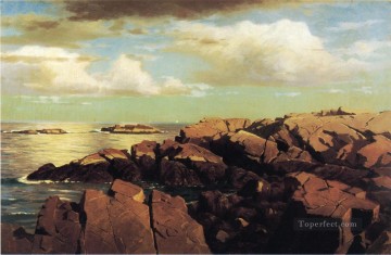 Después de una ducha, paisaje de Nahant Massachusetts William Stanley Haseltine Pinturas al óleo